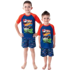Hot Wheels Cars Boy's Pajamas Race Team Shirt And Shorts Pajama Set -Sleepwear Sales Store GUEST 2fe59114 6974 4376 a691 31143d8a2ca2
