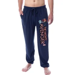 Marvel Men's Thor The Mighty Avenger Adult Jogger Pajama Pants Navy -Sleepwear Sales Store GUEST 300c67ba 3647 49e8 82ce 1e8cb477d6cb