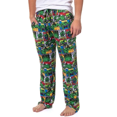 Marvel Mens' Comic Classic Character The Incredible Hulk Sleep Pajama Pants Multicolored 4 Marvel Mens' Comic Classic Character The Incredible Hulk Sleep Pajama Pants Multicolored - Image 4