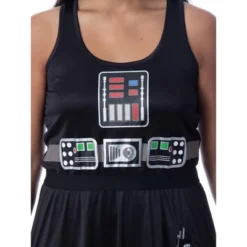 Star Wars Womens' Darth Vader Costume Fitted Nightgown Sleep Pajama Dress Black -Sleepwear Sales Store GUEST 3079ff5c 611a 4d82 a670 4b09f3ec89d1