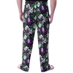 DC Comics Men's Classic The Joker And Harley Quinn Adult Lounge Pajama Pants Multicolored