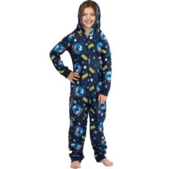 Polar Express Big Kids Believe Hooded One-Piece Footless Sleeper Union Suit -Sleepwear Sales Store GUEST 3315b1a7 32c0 4c90 bff2 2103b975f7be