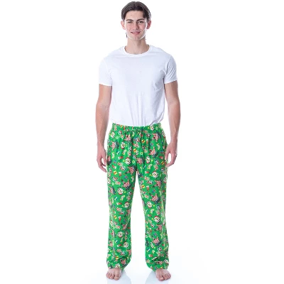 Nickelodeon Mens' SpongeBob SquarePants Oh Joy Loungewear Pajama Pants Green 1 Nickelodeon Mens' SpongeBob SquarePants Oh Joy Loungewear Pajama Pants Green