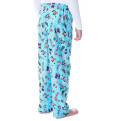 Space Jam A New Legacy Boys' Allover Character Loungewear Pajama Pants Blue