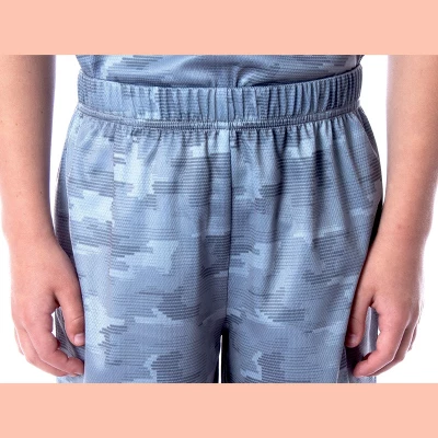 DC Comics Boys' Justice League Digital Camo Batman 2 PC Pajama Set Grey 2 DC Comics Boys' Justice League Digital Camo Batman 2 PC Pajama Set Grey - Image 2