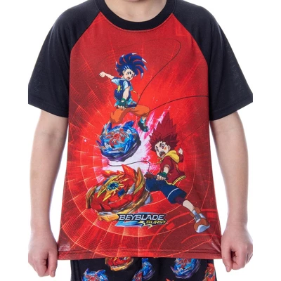Beyblade Burst Surge Boys' Hikaru And Hyuga Shirt And Shorts Pajama Set Hyuga And Hikaru 2 Beyblade Burst Surge Boys' Hikaru And Hyuga Shirt And Shorts Pajama Set Hyuga And Hikaru - Image 2