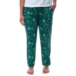 Harry Potter Womens' Hogwarts House Sleep Jogger Pajama Pants-All Houses -Sleepwear Sales Store GUEST 3beee48a 8bf9 4b0b 9da4 de260390e750