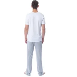 Saved By The Bell Mens' Bayside Tigers Logo Icon Symbol Sleep Pajama Set Multicolored -Sleepwear Sales Store GUEST 3bfdb0d5 f544 475c 8f91 0577b337353a