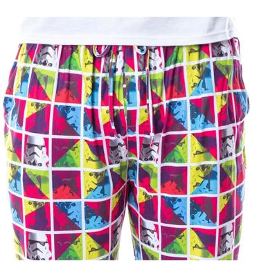 Star Wars Mens' Stormtrooper Color Frames Pop Art Sleep Pajama Pants Multicolored 2 Star Wars Mens' Stormtrooper Color Frames Pop Art Sleep Pajama Pants Multicolored - Image 2