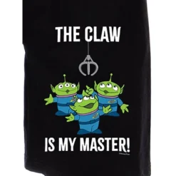 Disney Mens' Toy Story Movie Aliens The Claw Is My Master Pajama Shorts Black