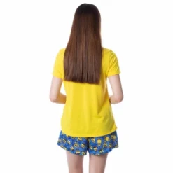Despicable Me Womens' Minions 1 In A Minion Sleep Pajama Set Short Multicolored
