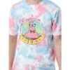 SpongeBob SquarePants Mens' Patrick Tie-Dye Funny Jogger Sleep Pajama Set Multicolored