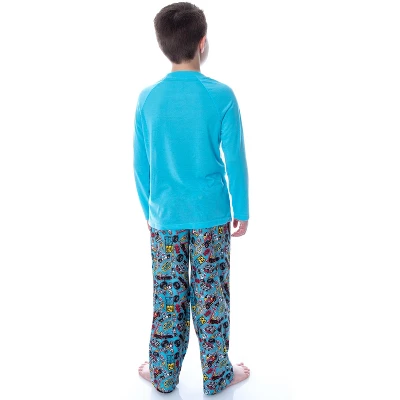 DC Comics Boy's Teen Titans Go! Chill 2-Piece Raglan And Pants Pajamas Set 3 DC Comics Boy's Teen Titans Go! Chill 2-Piece Raglan And Pants Pajamas Set - Image 3