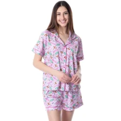 Harry Potter Womens' Honeydukes Wizarding World Sleep Pajama Set Shorts Pink -Sleepwear Sales Store GUEST 40a538b9 f618 4acc 9f32 c4d2a8b6184e