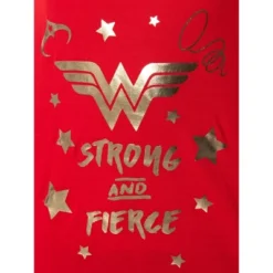 DC Comics Girls' Wonder Woman Strong And Fierce Shirt And Shorts Pajama Set Strong And Fierce -Sleepwear Sales Store GUEST 40a92bed 40e2 4885 875b 3e9d16a99d35