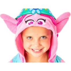Dreamworks Trolls Movie Girls' Poppy Hooded Costume Nightgown Sleep Shirt Multicolored -Sleepwear Sales Store GUEST 40ce1cea 3179 40d7 85e3 355268653bca
