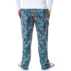 Jurassic Park Mens' Dinosaur Film Logo Tropical Sleep Pajama Pants Green -Sleepwear Sales Store GUEST 411a7e46 8867 47ef ba08 e86870218814