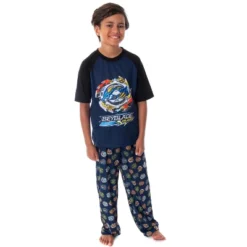 Beyblade Burst Boys' Wizard And Spinner Tops 2 Piece Pant/Raglan Pajama Set Beyblade - Ace Dragon -Sleepwear Sales Store GUEST 4265c5e0 edba 4442 9a0b 783a91dd2169