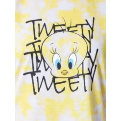 Looney Tunes Womens' Tweety Bird Tie-Dye Sleep Pajama Set Short Yellow -Sleepwear Sales Store GUEST 444878aa 7f19 478b bdeb e797b107627f