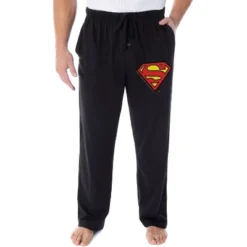 DC Comics Men's Superman Pajama Pants Classic S Symbol Loungewear Sleep Pants Black -Sleepwear Sales Store GUEST 44aa2ae2 ceca 4bbb 9b62 a735e732dcc8