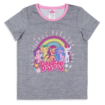 My Little Pony: A New Generation Girls' Sunny Starscout Friends Pajama Set Grey 2 My Little Pony: A New Generation Girls' Sunny Starscout Friends Pajama Set Grey - Image 2