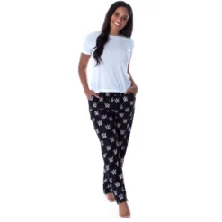 WWE Men's Allover WWE Logo Pattern Adult Loungewear Sleep Pajama Pants Black -Sleepwear Sales Store GUEST 45c0b746 f835 403f 9b35 bae4fd0a5f6b