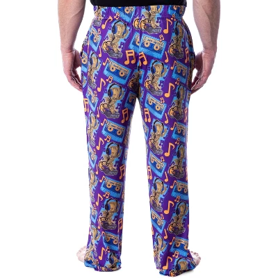Marvel Mens' I Am Groot Allover Cartoon Character Loungewear Pajama Pants Purple 2 Marvel Mens' I Am Groot Allover Cartoon Character Loungewear Pajama Pants Purple - Image 2