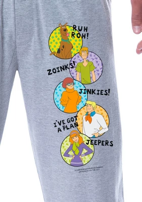 Scooby-Doo Mens' Scooby Shaggy Velma Fred Daphne Sleep Pajama Pants Grey 2 Scooby-Doo Mens' Scooby Shaggy Velma Fred Daphne Sleep Pajama Pants Grey - Image 2
