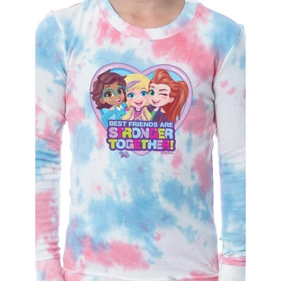 Polly Pocket Girls' Best Friends Are Stronger Together! Sleep Pajama Set Multicolored 2 Polly Pocket Girls' Best Friends Are Stronger Together! Sleep Pajama Set Multicolored - Image 2