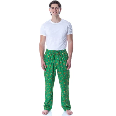 Nickelodeon Men's Teenage Mutant Ninja Turtles TMNT Loungewear Pajama Pants Green 1 Nickelodeon Men's Teenage Mutant Ninja Turtles TMNT Loungewear Pajama Pants Green