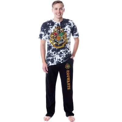 Harry Potter Mens' Hogwarts All Houses Sleep Pajama Set 7 Harry Potter Mens' Hogwarts All Houses Sleep Pajama Set - Image 7