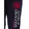 Game Of Thrones Women's Khaleesi Mother Of Dragons Jogger Pajama Pants Black