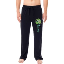 Rick And Morty Mens' TV Show Series Portal Character Sleep Pajama Pants Black -Sleepwear Sales Store GUEST 4b9282e0 5646 412b 85d6 41c107b472ce