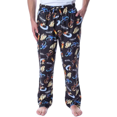 Nickelodeon Men's Avatar The Last Airbender Cartoon Character Pajama Pants Black 4 Nickelodeon Men's Avatar The Last Airbender Cartoon Character Pajama Pants Black - Image 4