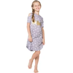DC Comics Girls Little Batgirl Cold Shoulder Star Nightgown -Sleepwear Sales Store GUEST 534c3f6f 0d49 438a 96de 834a3277426b