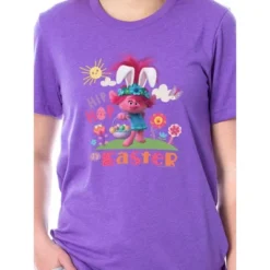 Dreamworks Trolls Womens' Poppy Hip Hop It's Easter Sleep Pajama Set Multicolored