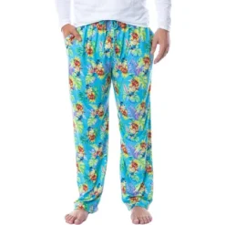 Despicable Me Mens' Minions Tropical Tossed Print Sleep Pajama Pants Blue -Sleepwear Sales Store GUEST 53987af3 3d1b 458b a8bd abccb3903104