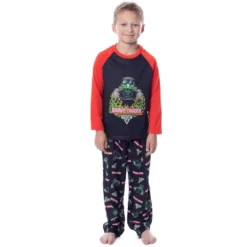 Monster Jam Boys' Grave Digger Raglan Sleep Pajama Set Shirt Pants Black -Sleepwear Sales Store GUEST 560f97f8 704b 4d34 84fb fbd7656fc4fd