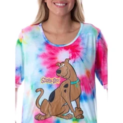 Scooby-Doo Women's Cartoon Graphic Tie Dye Nightgown Sleep Shirt Pajama Multicolored -Sleepwear Sales Store GUEST 5ada6883 d003 4c40 9392 143c87bd9cbf