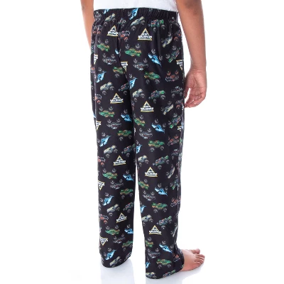 Monster Jam Boys' Monster Truck Allover Pattern Sleep Pajama Pants 2 Monster Jam Boys' Monster Truck Allover Pattern Sleep Pajama Pants - Image 2