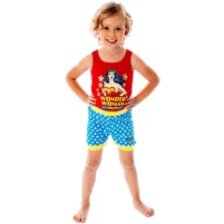 DC Comics Girls Wonder Woman Pajamas Tank Top And Shorts Pajama Set WW Logo -Sleepwear Sales Store GUEST 5cfa061e 35c0 4190 a558 c82231594c4c