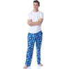 Nickelodeon Mens' Blue's Clues Icon Tossed Print Sleep Pajama Pants Blue