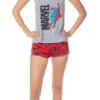 Marvel Womens' Spider-Man Comic Superhero Character Sleep Pajama Set Shorts Multicolored