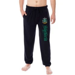 Harry Potter Men's Hogwarts House Slytherin Sleep Jogger Pajama Pants Black -Sleepwear Sales Store GUEST 62551333 0eee 4bd0 8b25 e16f79ea04d8