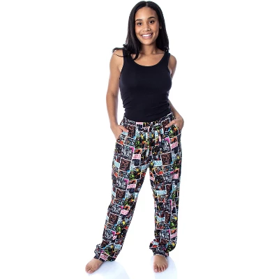 Star Wars Men's Comic Book Allover Pattern Sleep Lounge Pajama Pants Classic Comic Panels 4 Star Wars Men's Comic Book Allover Pattern Sleep Lounge Pajama Pants Classic Comic Panels - Image 4