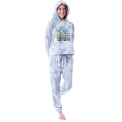 Star Wars Mandalorian Baby Yoda & Ahsoka Tano Womens' Cropped Hoodie Pajama Jogger Set Grey -Sleepwear Sales Store GUEST 64d09526 5e83 4bfe 990c be08f4dd78ad