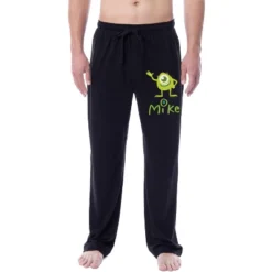 Disney Mens' Monsters, Inc. Movie Mike Wazowski Chibi Sleep Pajama Pants Black -Sleepwear Sales Store GUEST 64fa34d9 3686 48a6 bc27 9e4d9043b342