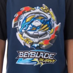 Beyblade Burst Boys' Spinner Tops 2 Piece Shorts And T-Shirt Pajama Set Beyblade - Ace Dragon