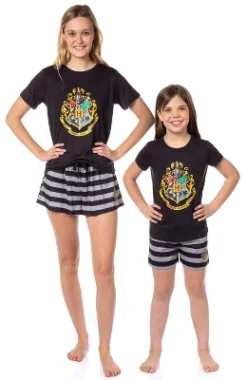 Harry Potter Womens' Wizarding World Hogwarts Crest Sleep Pajama Set Shorts Multicolored -Sleepwear Sales Store GUEST 66d9288f 221d 479c a5f6 be0541bb688f
