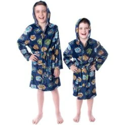 Beyblade Burst Boys' Spinner Tops Graphic Fleece Plush Hooded Robe Bathrobe Blue -Sleepwear Sales Store GUEST 674369aa 59b8 4829 a6f6 79dc3d627e47